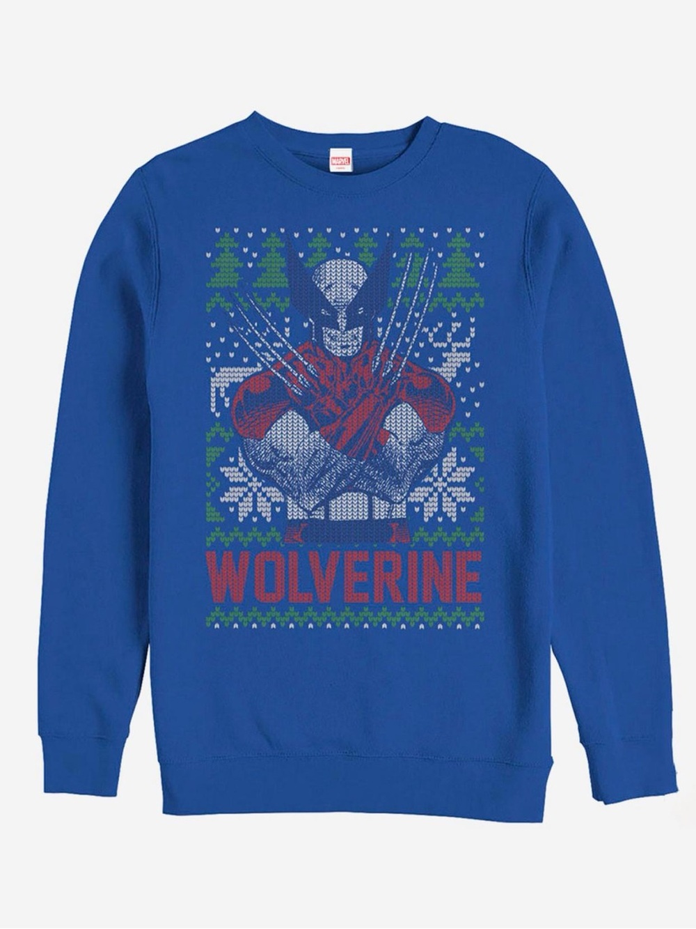 Marvel X-Men Wolverine Ugly Christmas Sweatshirt